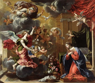 The Annunciation by Charles Francois Poerson